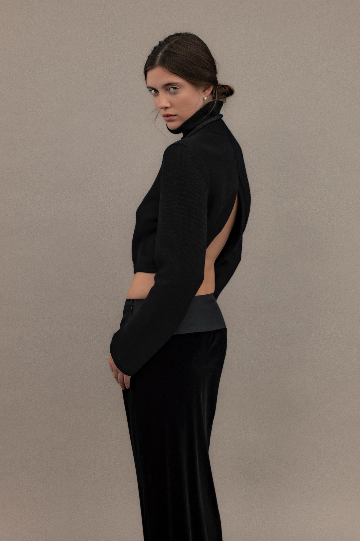 90's Ralph Lauren Velvet Evening Skirt