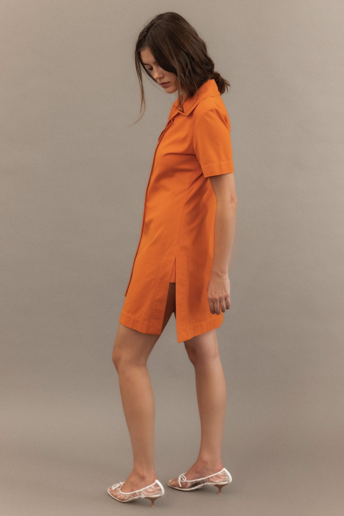 90's Saint Laurent Safari Mini Dress