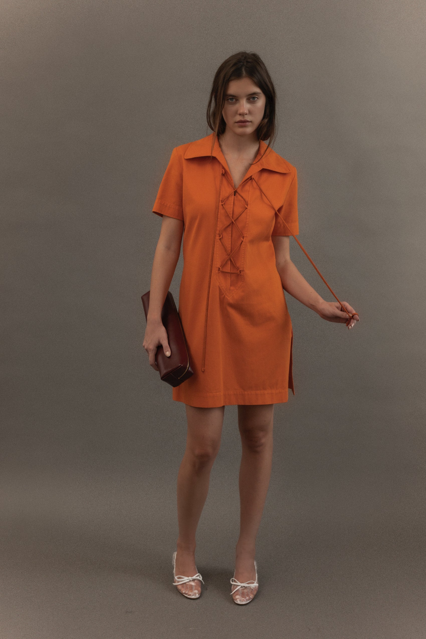 90's Saint Laurent Safari Mini Dress