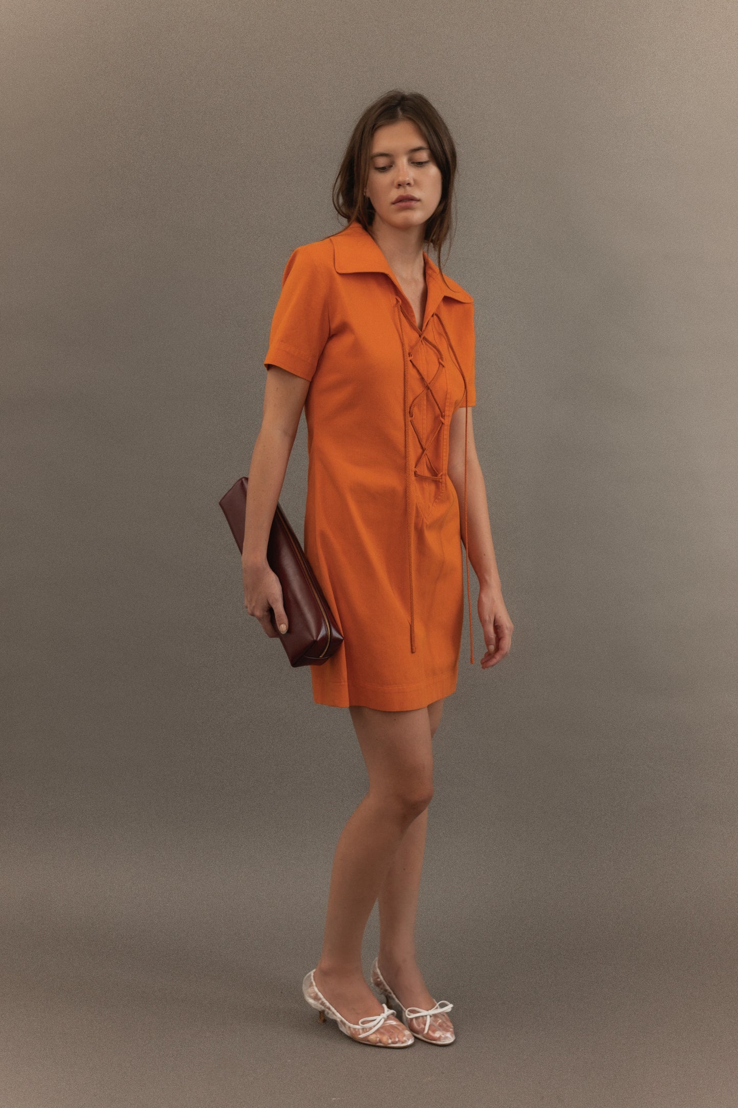 90's Saint Laurent Safari Mini Dress