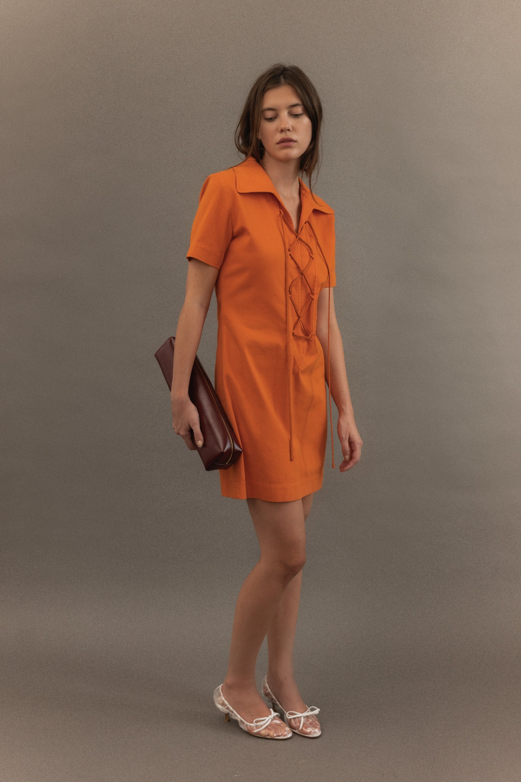 90's Saint Laurent Safari Mini Dress