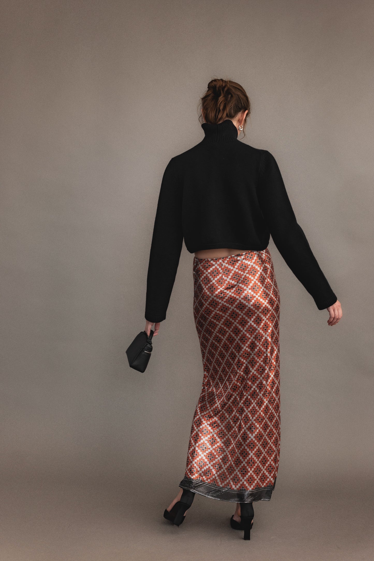Paco Rabanne Mosaic Tile Patterned Chainmail Skirt
