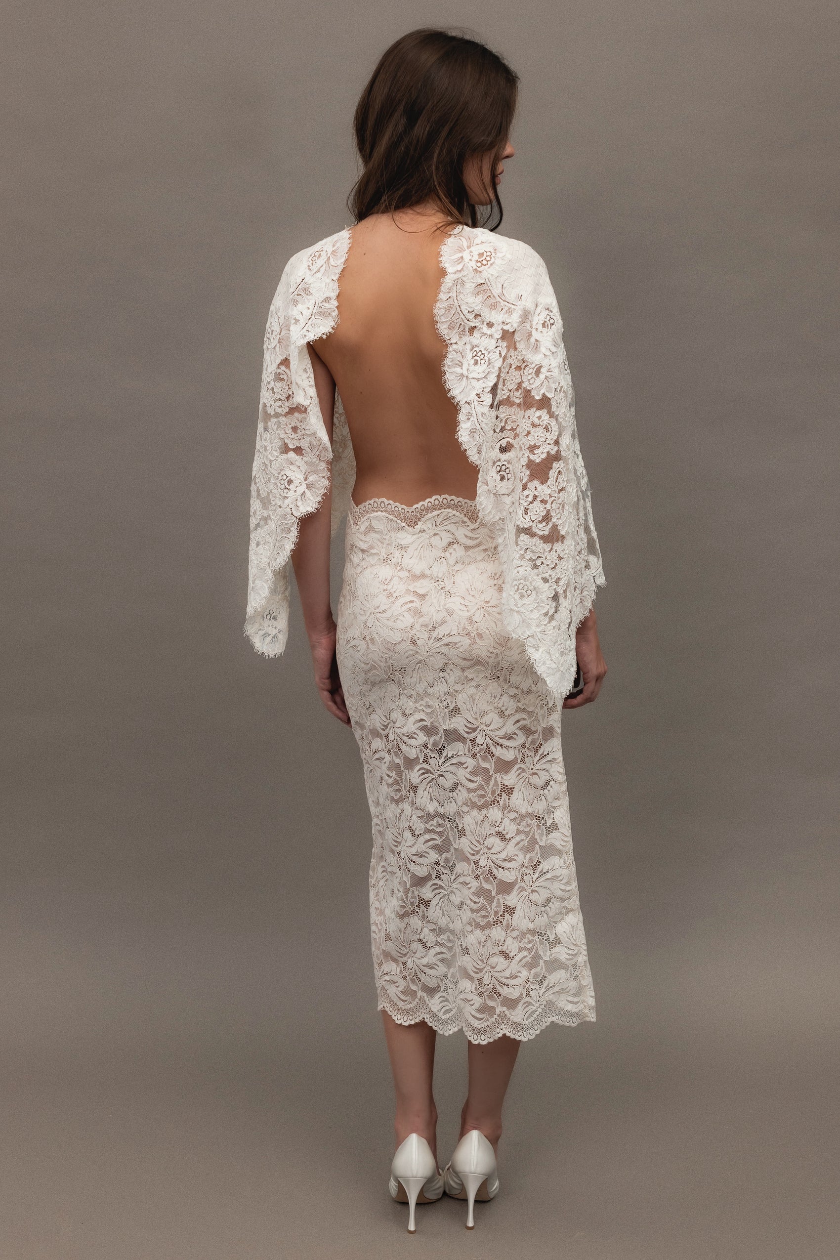 Vintage Lace Cape Overlay