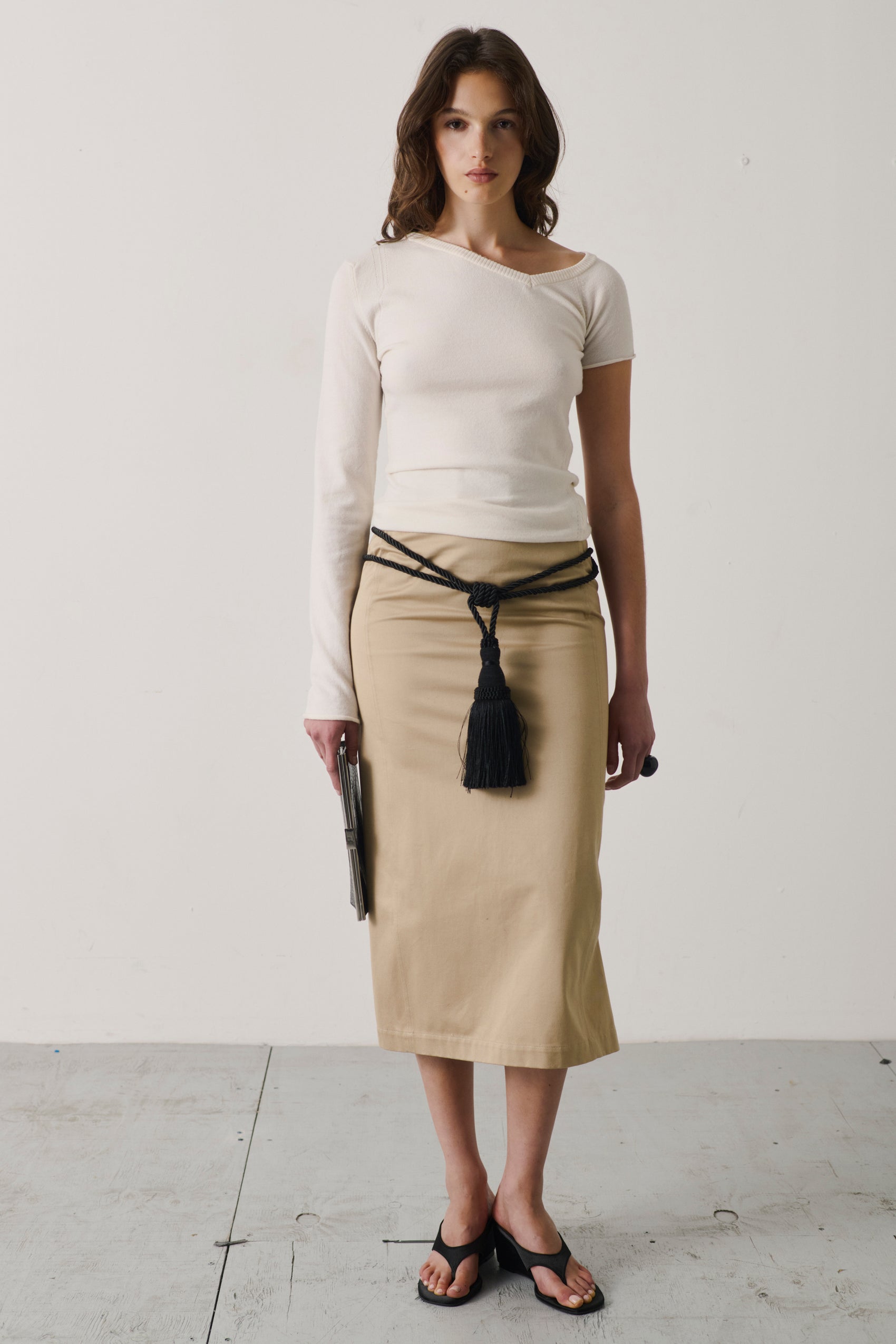 Vintage D&G Dolce & Gabbana Asymmetrical Knit Top