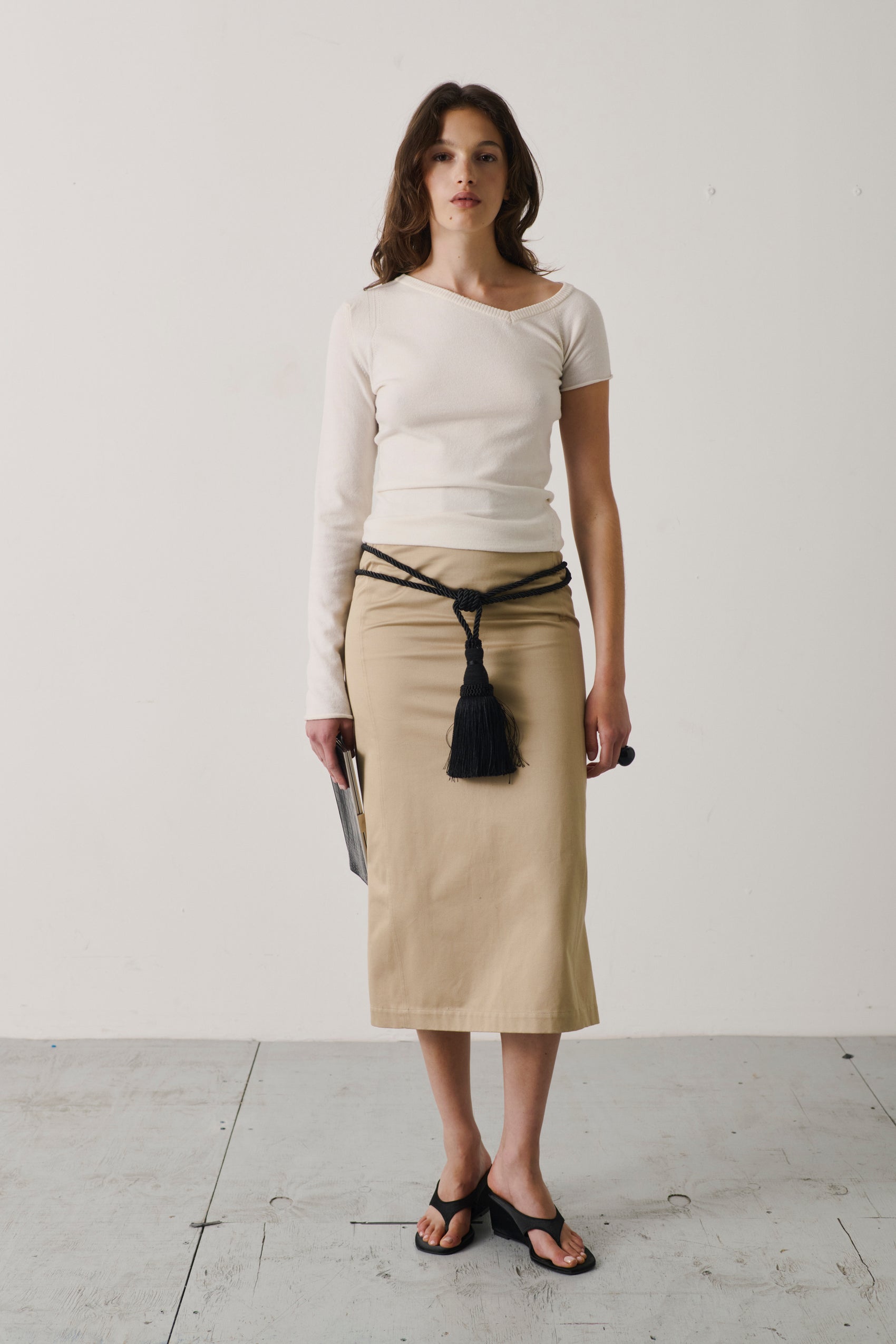 Vintage D&G Dolce & Gabbana Asymmetrical Knit Top
