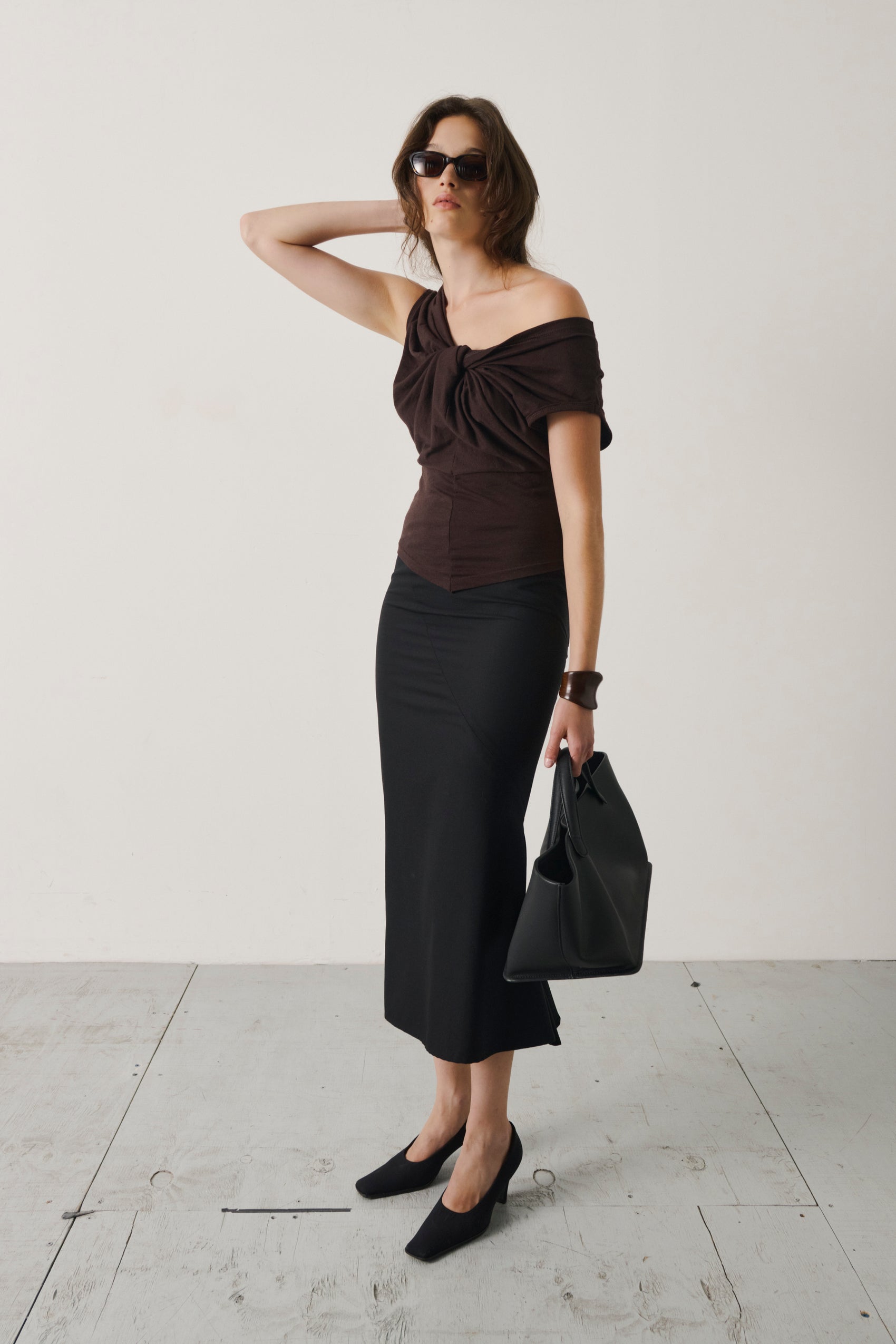 Chapman Newnum Asymmetrical Twist Top