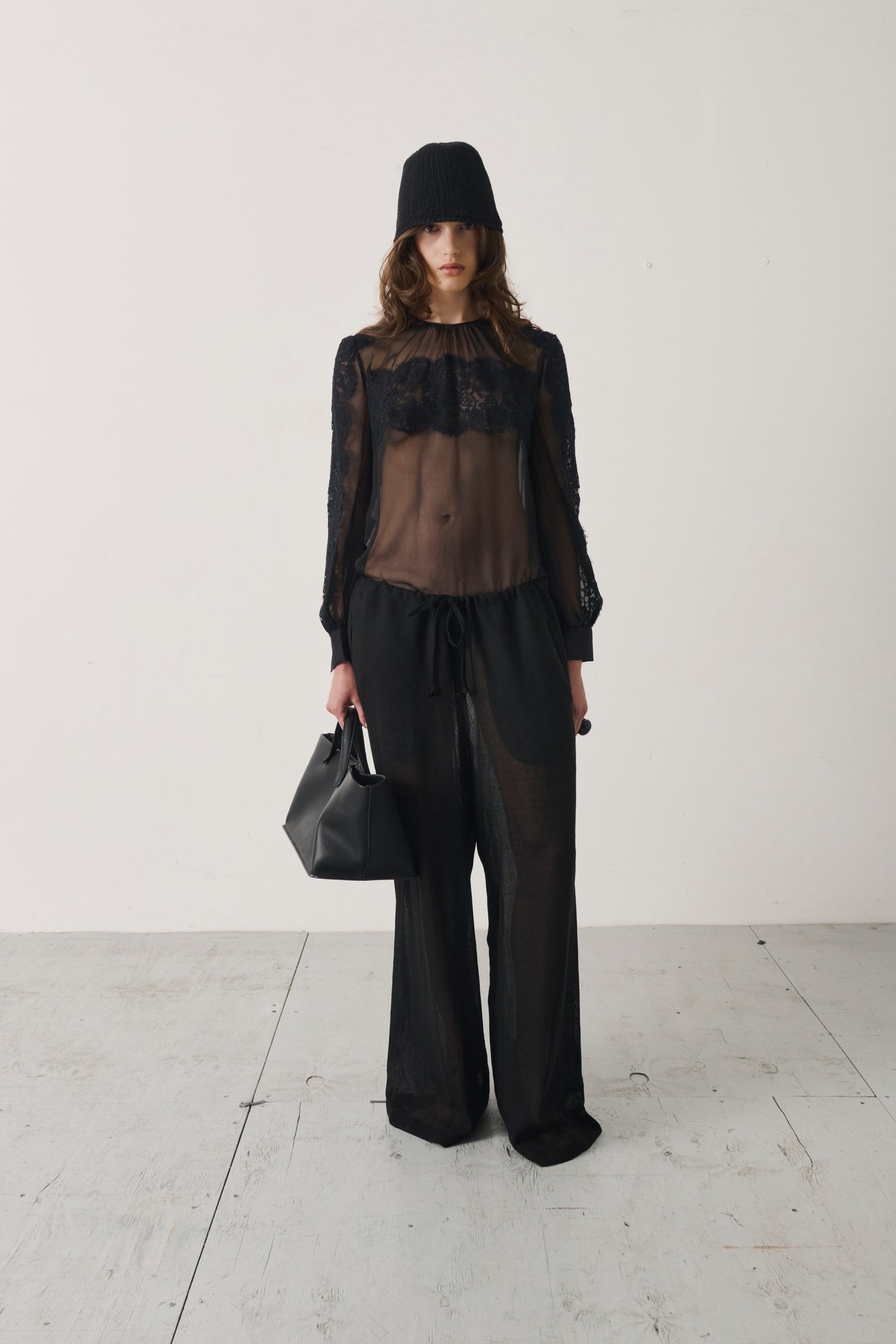 Vintage Donna Karan Sheer Lounge Pant