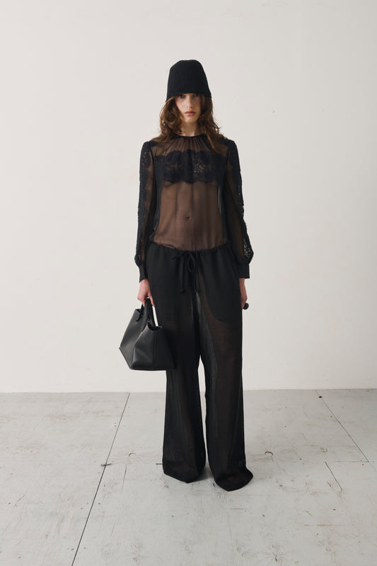 Vintage Donna Karan Sheer Lounge Pant