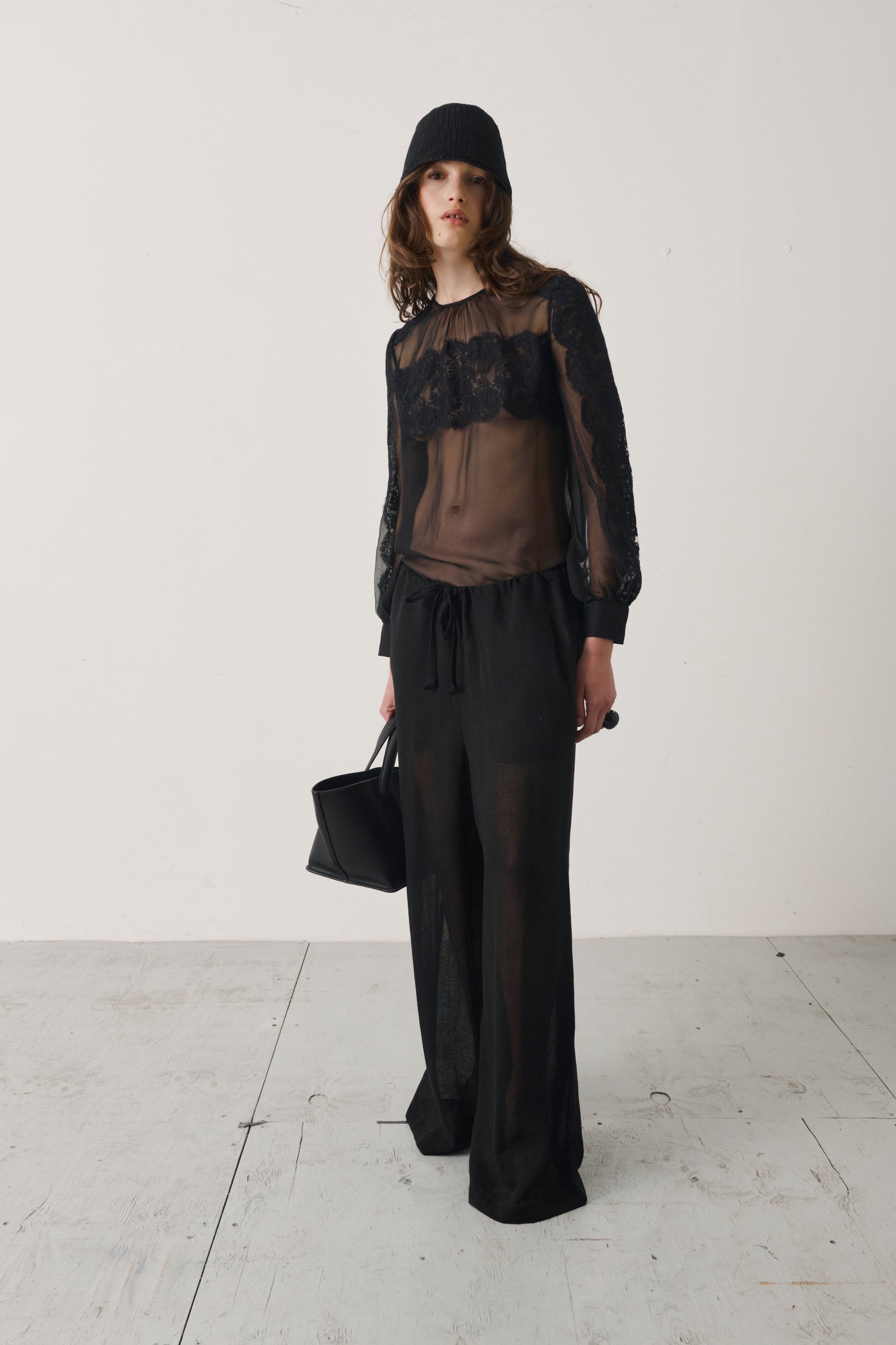 Vintage Donna Karan Sheer Lounge Pant