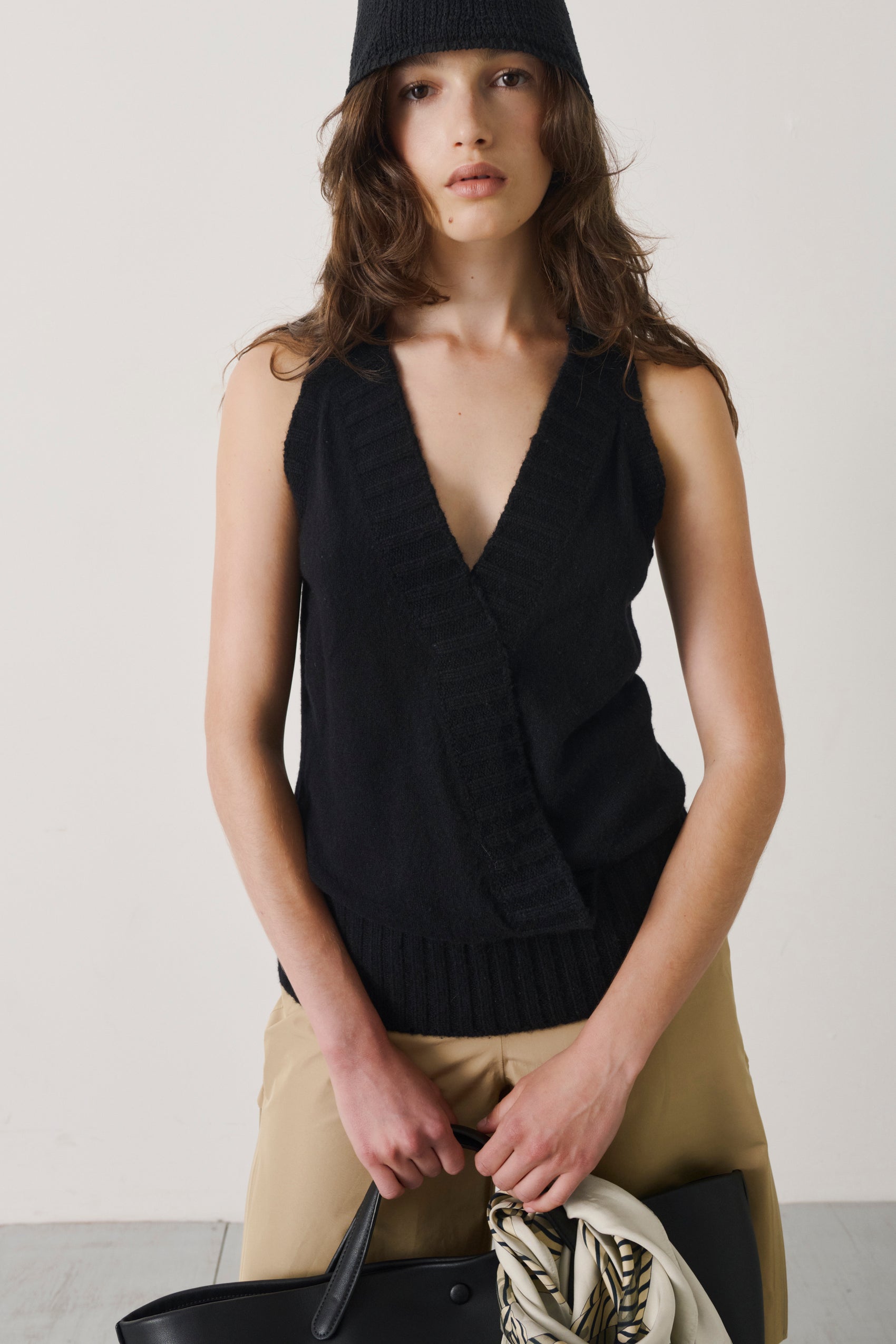 Vintage Kaufmanfranco Wrap Knit Tank